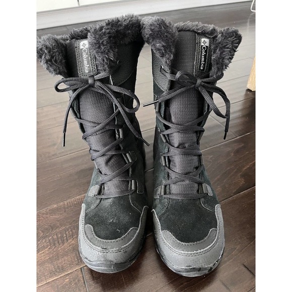 Columbia Women's Ice Maiden II Snow Boot Size 10 Black - Picture 2 of 9